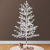 4ft Pine Tree Shape PE Material 48 Branches Green Flocking 325 Lights Warm White Two-color 8 Modes With Remote Control Indoor Tree Light S101