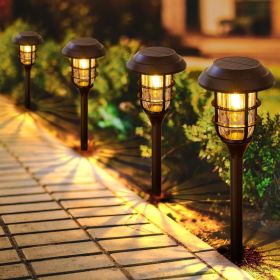 Solar Pathway Lights Outdoor, 8 Pack Bright Solar Lights Outdoor