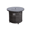 25" H x 32" W Aluminum Propane Outdoor Fire Pit Table