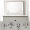 Laveda Pearl White Finish Mirror w/LED