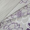 6 Piece Printed Cotton Quilt Set with Throw Pillows