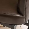 30.25'' High Swivel Bar Stool,Brown
