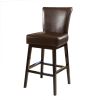 30.25'' High Swivel Bar Stool,Brown