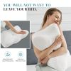 Sleeping pillow, bedroom bedding, neck support pillow, white,1 Piece