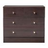 Modern Simple 4-Drawer Dresser Nightstand Brown