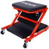 Mechanic Creeper, Garage Gift, 36" Z Creeper Seat, 2 in 1 Mechanic Gifts, 300 lbs Capacity