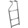 Pickup Truck Tailgate Ladder - Universal Fit, Stainless Steel Self Drilling Hex Screws for Easy Install, Durable Aluminum Step Grip Plates