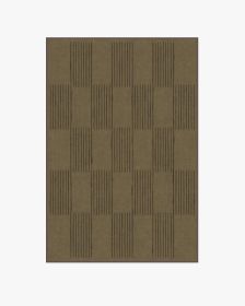 Oslo Olive Tufted Rug (size: 4'x6')