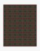 Piper Plaid Burgundy &amp; Green Tufted Rug