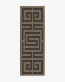 Maze Grey Taupe Tufted Rug (size: 2.5'x8')