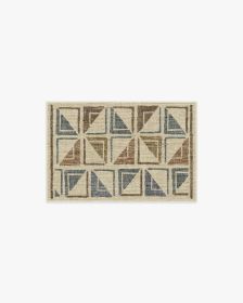 Architectural Digest Vesta Neutral Multicolor Tufted Rug (size: 2'x3')