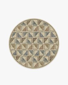 Architectural Digest Vesta Neutral Multicolor Tufted Rug (size: 5' Round)