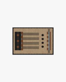 Architectural Digest Kasi Black &amp; Tan Tufted Rug (size: 2'x3')