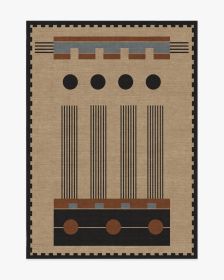Architectural Digest Kasi Black &amp; Tan Tufted Rug (size: 5'x7')