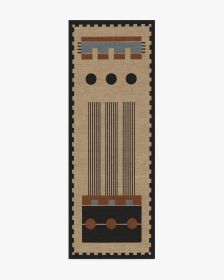 Architectural Digest Kasi Black &amp; Tan Tufted Rug (size: 2.5'x8')