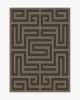 Maze Grey Taupe Tufted Rug