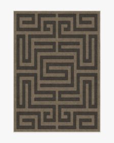 Maze Grey Taupe Tufted Rug (size: 5'x7')