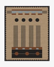 Architectural Digest Kasi Black &amp; Tan Tufted Rug (size: 8'x10')