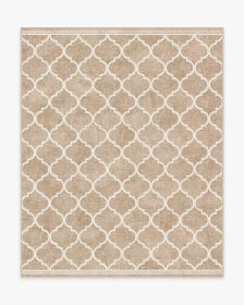 Terali Natural Clay Tufted Rug (size: 8'x10')
