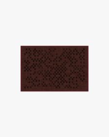 Shiloh Check Burgundy Tufted Rug (size: 2'x3')