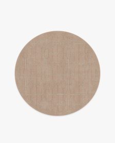 The Hiltons Diana Trellis Rose Gold Tufted Rug (size: 5' Round)