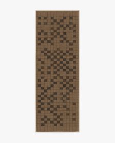 Shiloh Check Latte Tufted Rug (size: 2.5'x8')