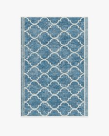 Terali Blue Tufted Rug (size: 4'x6')