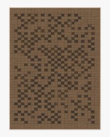 Shiloh Check Latte Tufted Rug (size: 9'x12')