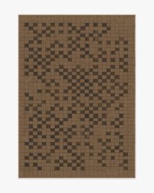 Shiloh Check Latte Tufted Rug (size: 5'x7')