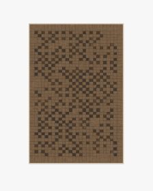 Shiloh Check Latte Tufted Rug (size: 4'x6')