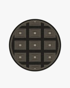 Jonathan Adler Matrix Black &amp; Ivory Tufted Rug (size: 5' Round)