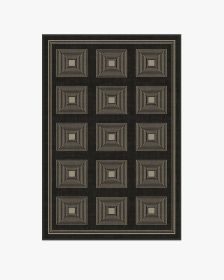 Jonathan Adler Matrix Black &amp; Ivory Tufted Rug (size: 4'x6')