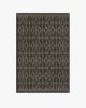 The Hiltons Diana Trellis Black &amp; Gold Tufted Rug