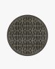 The Hiltons Diana Trellis Black &amp; Gold Tufted Rug
