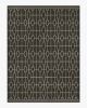 The Hiltons Diana Trellis Black &amp; Gold Tufted Rug