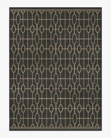 The Hiltons Diana Trellis Black &amp; Gold Tufted Rug (size: 9'x12')