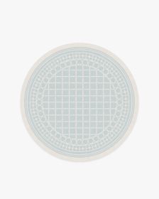 Gray Malin Palm Beach Powder Blue Rug (size: 5' Round)