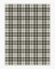 Dress Stewart Tartan Black &amp; Ivory Rug (size: 9'x12')
