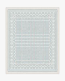 Gray Malin Palm Beach Powder Blue Rug (size: 8'x10')