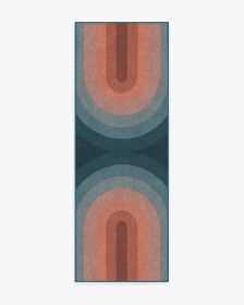 Absida Teal Rug (size: 2.5'x8')