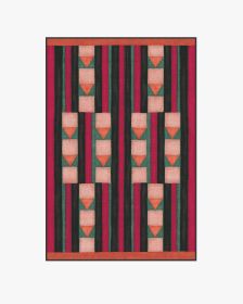 Justina Blakeney Magdalena Peach &amp; Berry Rug (size: 4'x6')