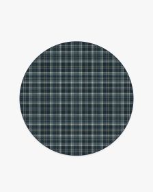 Dress Stewart Tartan Navy Rug (size: 5' Round)