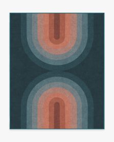 Absida Teal Rug (size: 8'x10')