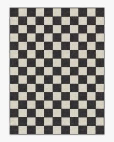 Jaque Checkered Black Rug (size: 9'x12')