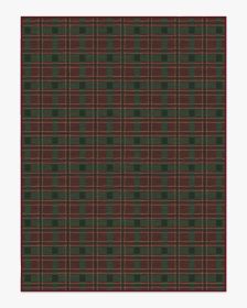 Piper Plaid Burgundy &amp; Green Rug (size: 9'x12')