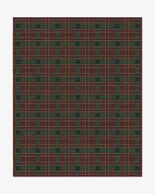 Piper Plaid Burgundy &amp; Green Rug (size: 8'x10')