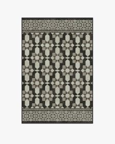 Martyn Lawrence Bullard Emir Black &amp; Ivory Tufted Rug (size: 4'x6')