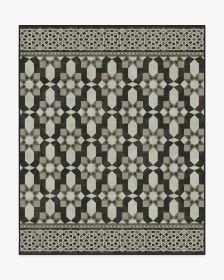 Martyn Lawrence Bullard Emir Black &amp; Ivory Tufted Rug (size: 8'x10')