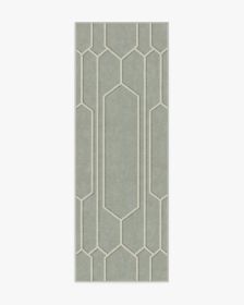 The Hiltons Bryant Sage &amp; Cream Tufted Rug (size: 2.5'x8')