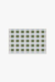 The Home Edit Sutton Moss Green &amp; Blue Tufted Rug (size: 2'x3')